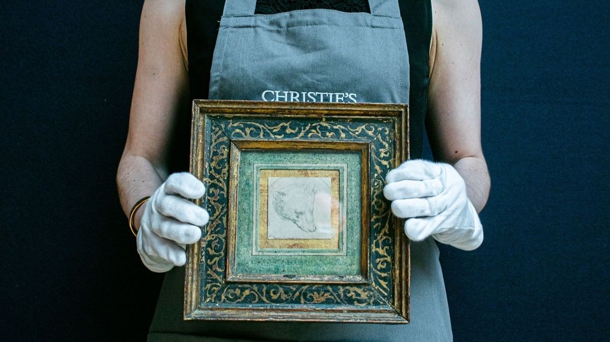 Kresba medvěda od Leonarda da Vinciho se prodala za čtvrt miliardy